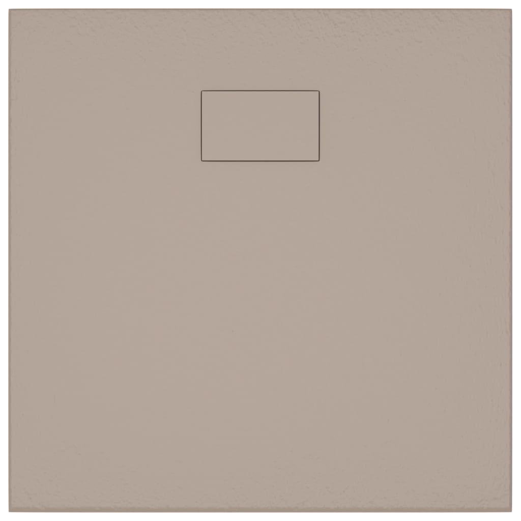 Kada za tuš SMC smeđa 90 x 90 cm