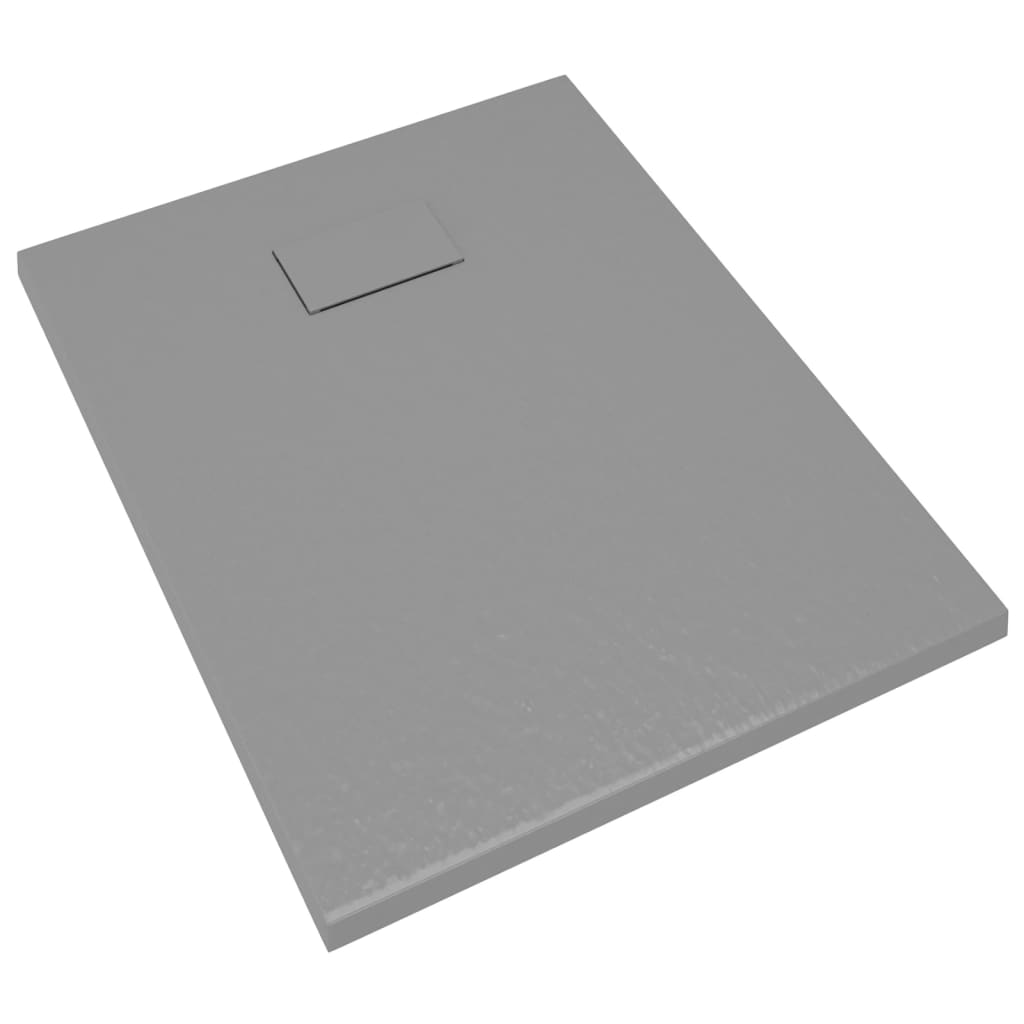 Kada za tuš SMC siva 90 x 70 cm