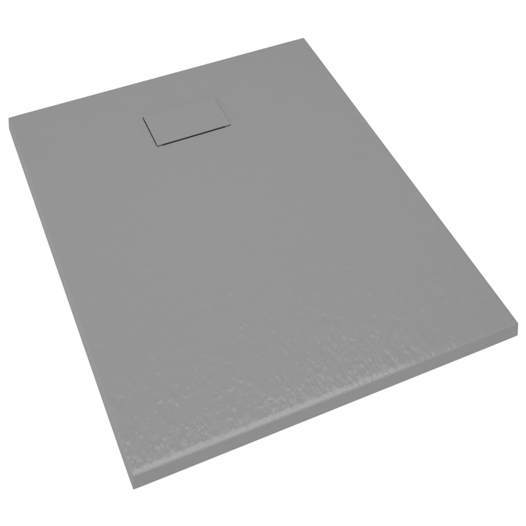 Kada za tuš SMC siva 100 x 80 cm