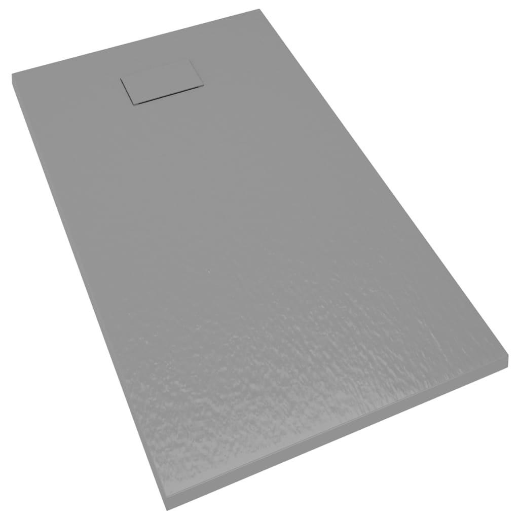 Kada za tuš SMC siva 120 x 70 cm