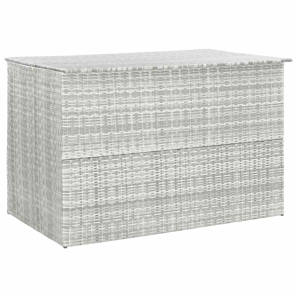 Vrtna kutija za pohranu svjetlosiva 150x100x100 cm poliratan
