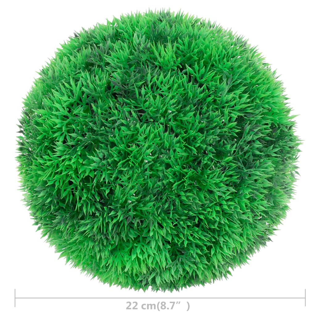 Kugle od umjetnog šimšira 2 kom 22 cm
