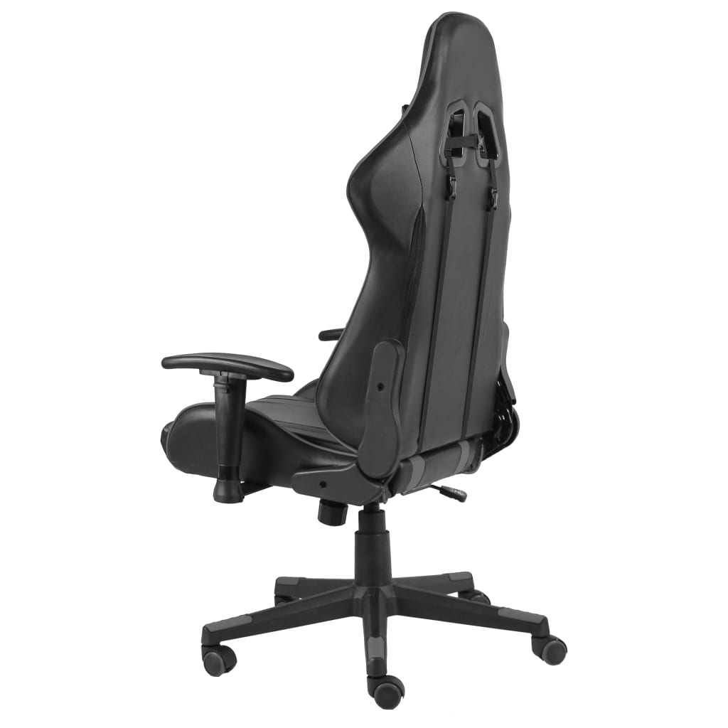 Okretna igraća stolica siva PVC