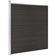 Panel za ogradu WPC 175 x 186 cm crni