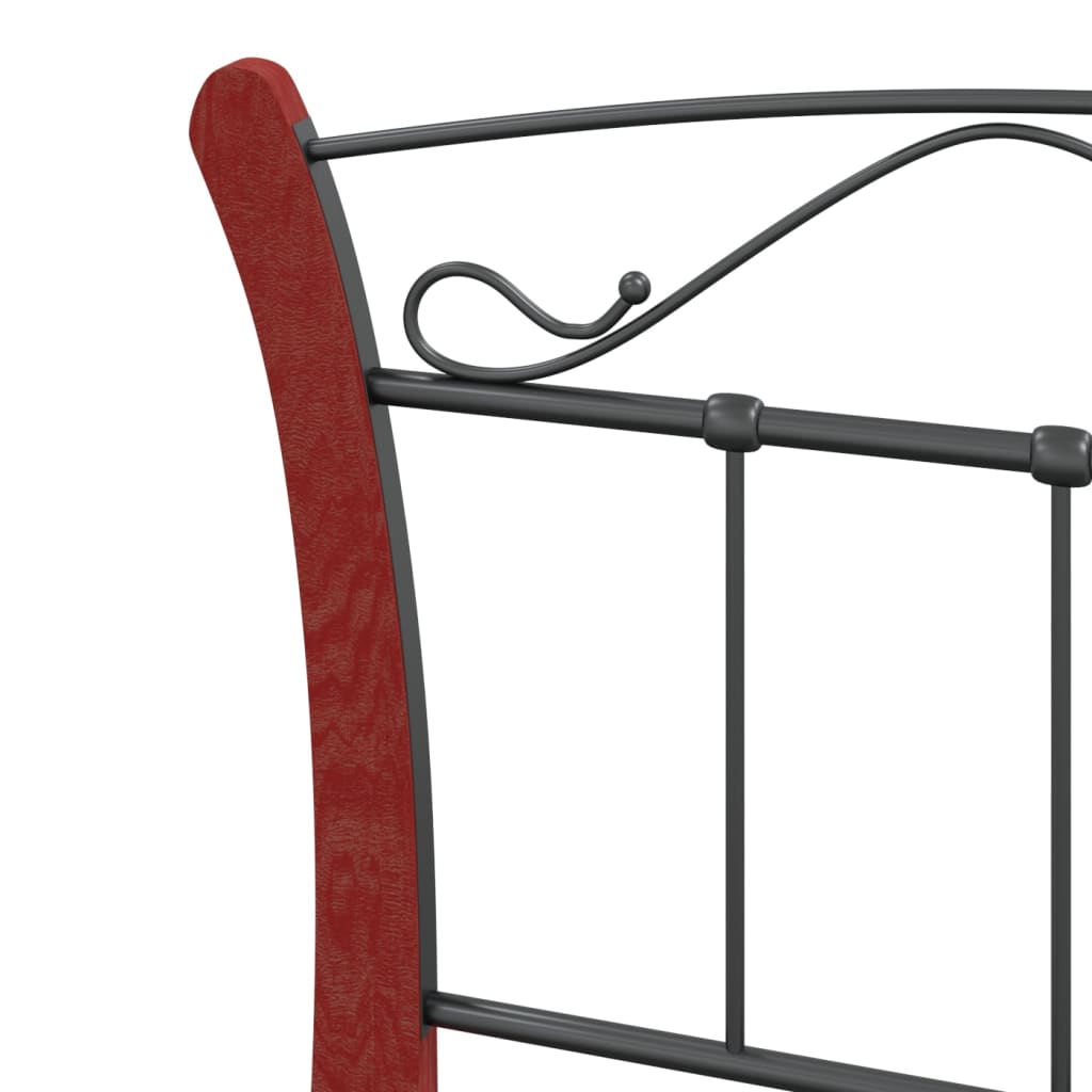 Okvir za krevet crni metalni 90 x 200 cm