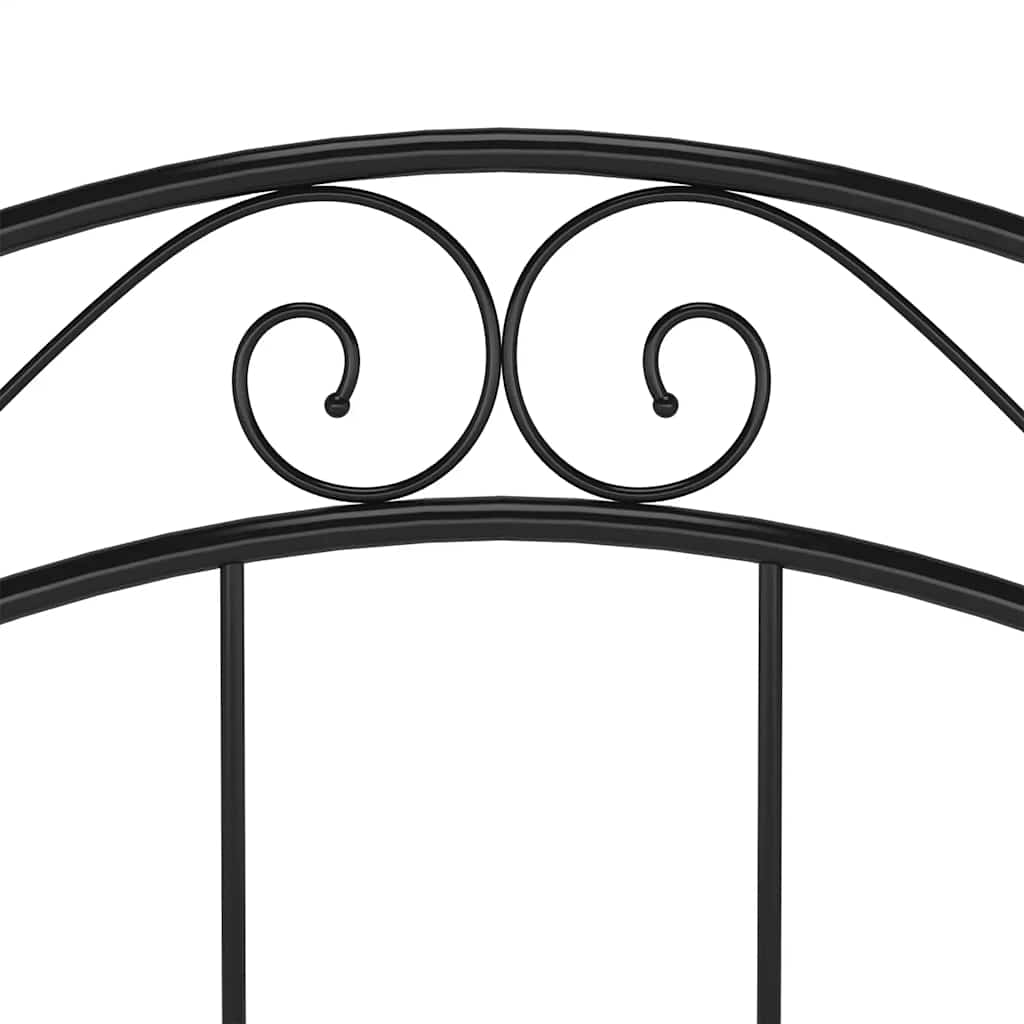 Okvir za krevet crni metalni 90 x 200 cm