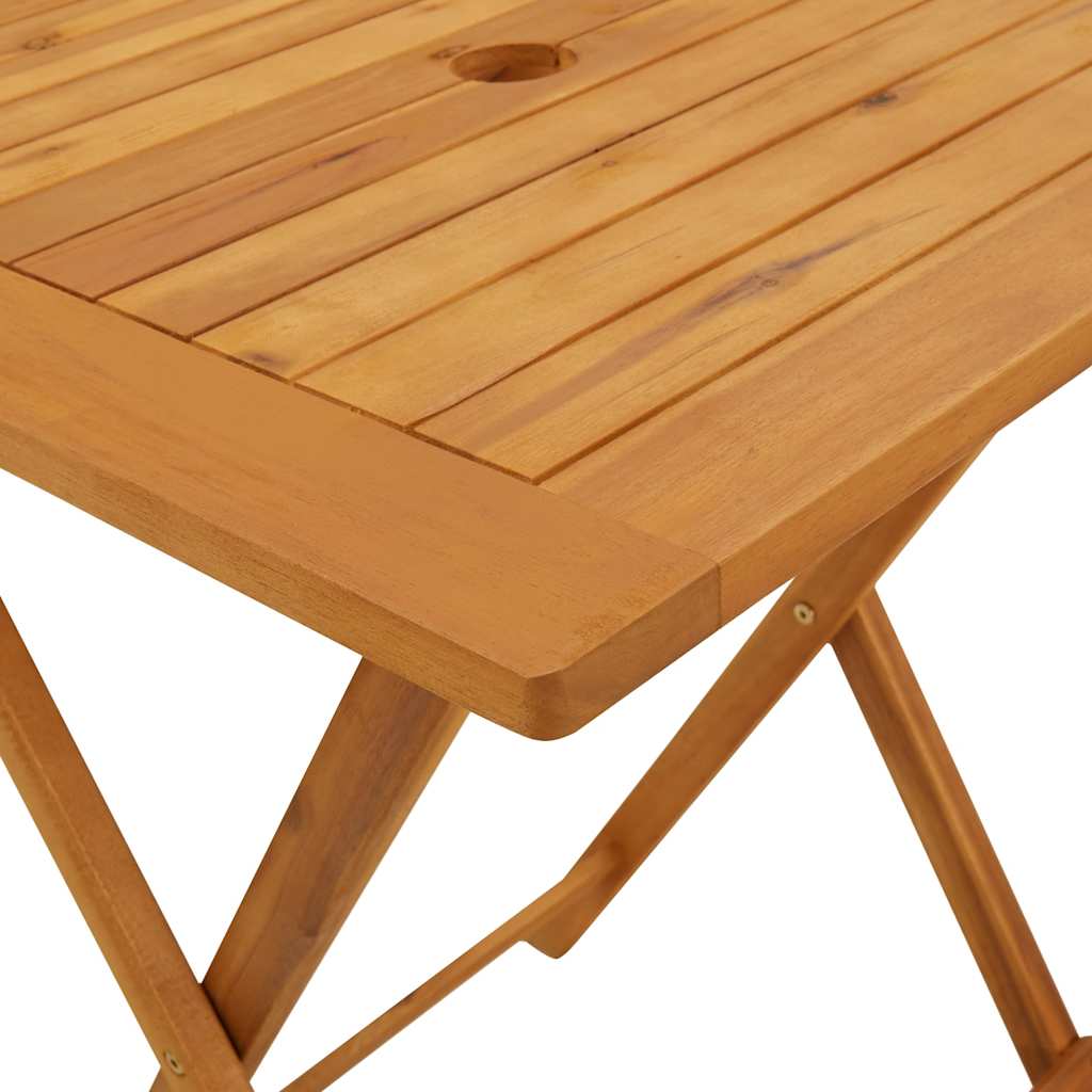 Sklopivi vrtni stol 60 x 60 x 75 cm od masivnog bagremovog drva
