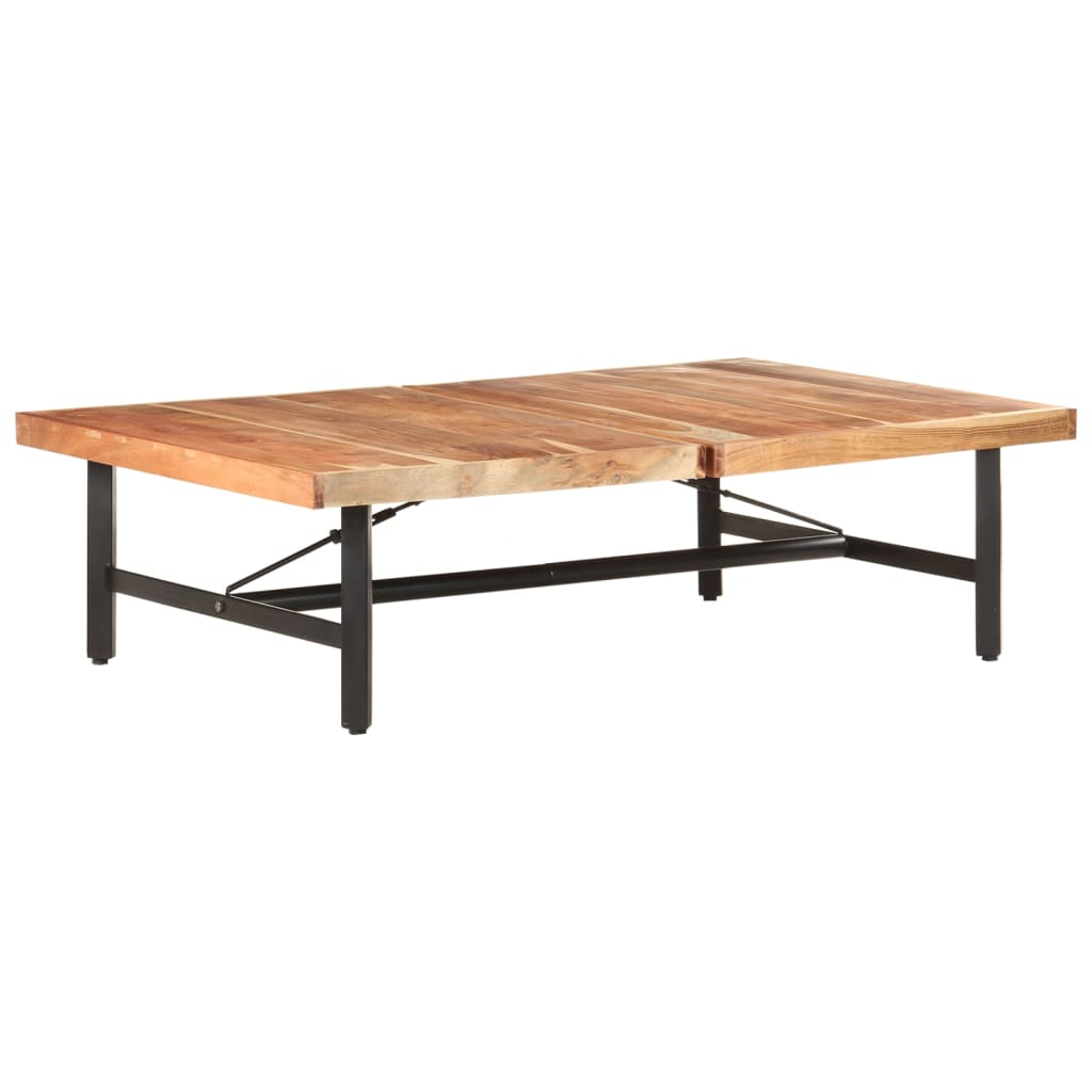 Stolić za kavu 142 x 90 x 42 cm od masivnog bagremovog drva