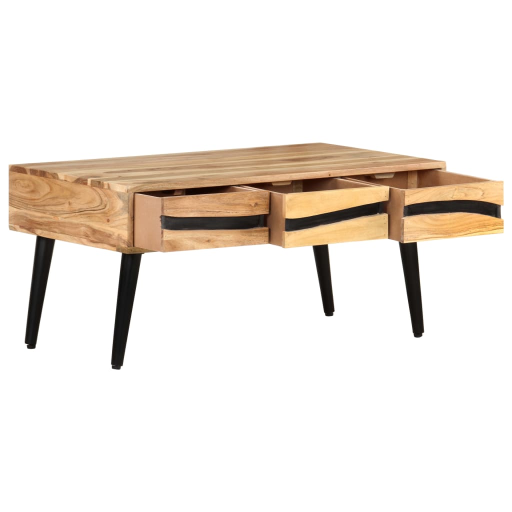 Stolić za kavu 88 x 50 x 42 cm od masivnog bagremovog drva