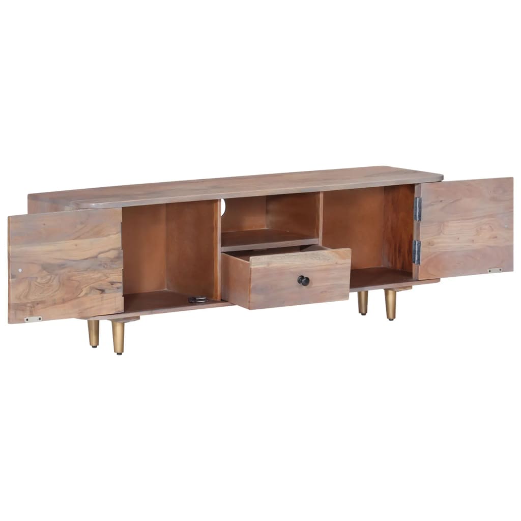 TV ormarić 118 x 30 x 40 cm od masivnog drva bagrema