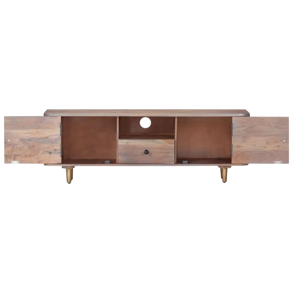 TV ormarić 118 x 30 x 40 cm od masivnog drva bagrema