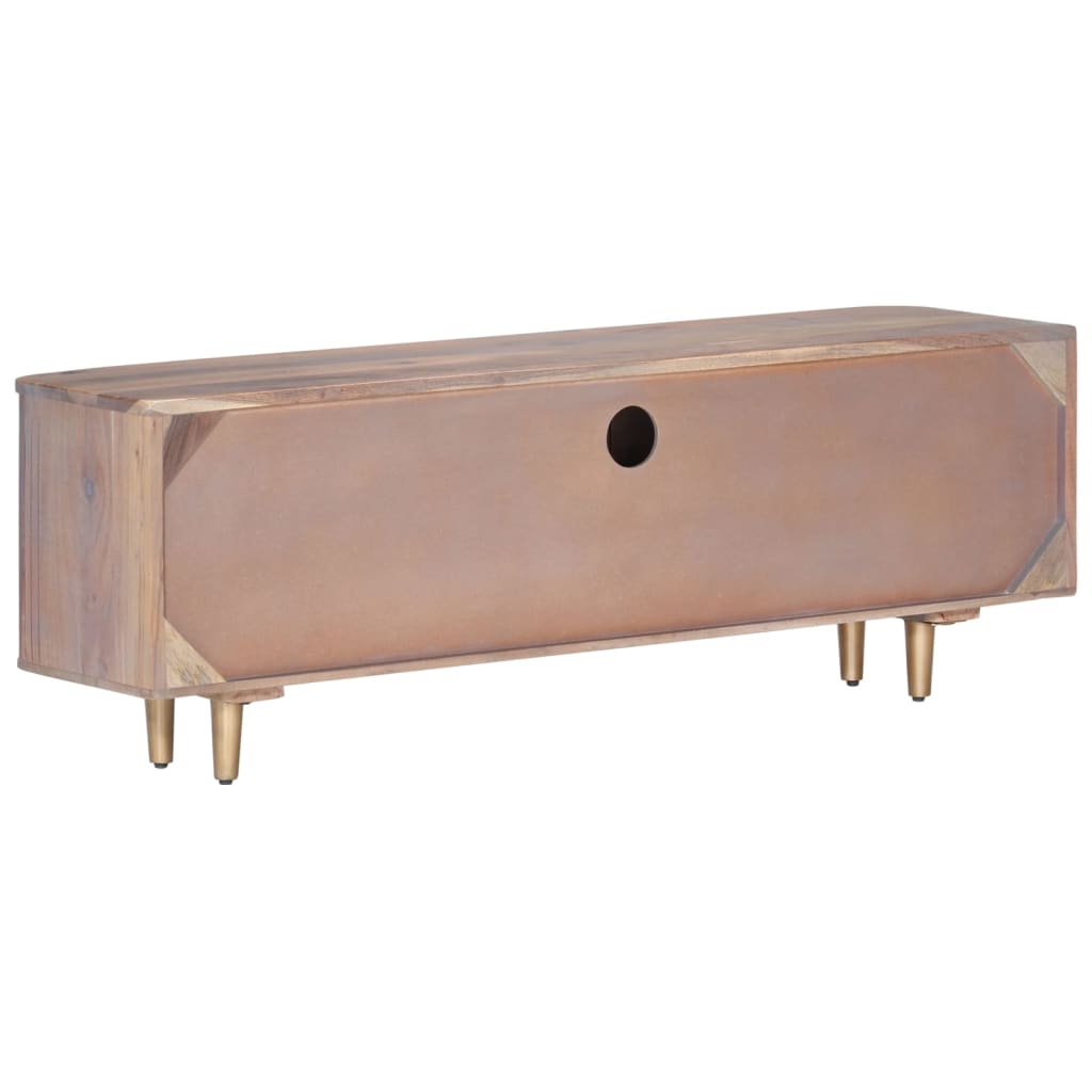 TV ormarić 118 x 30 x 40 cm od masivnog drva bagrema