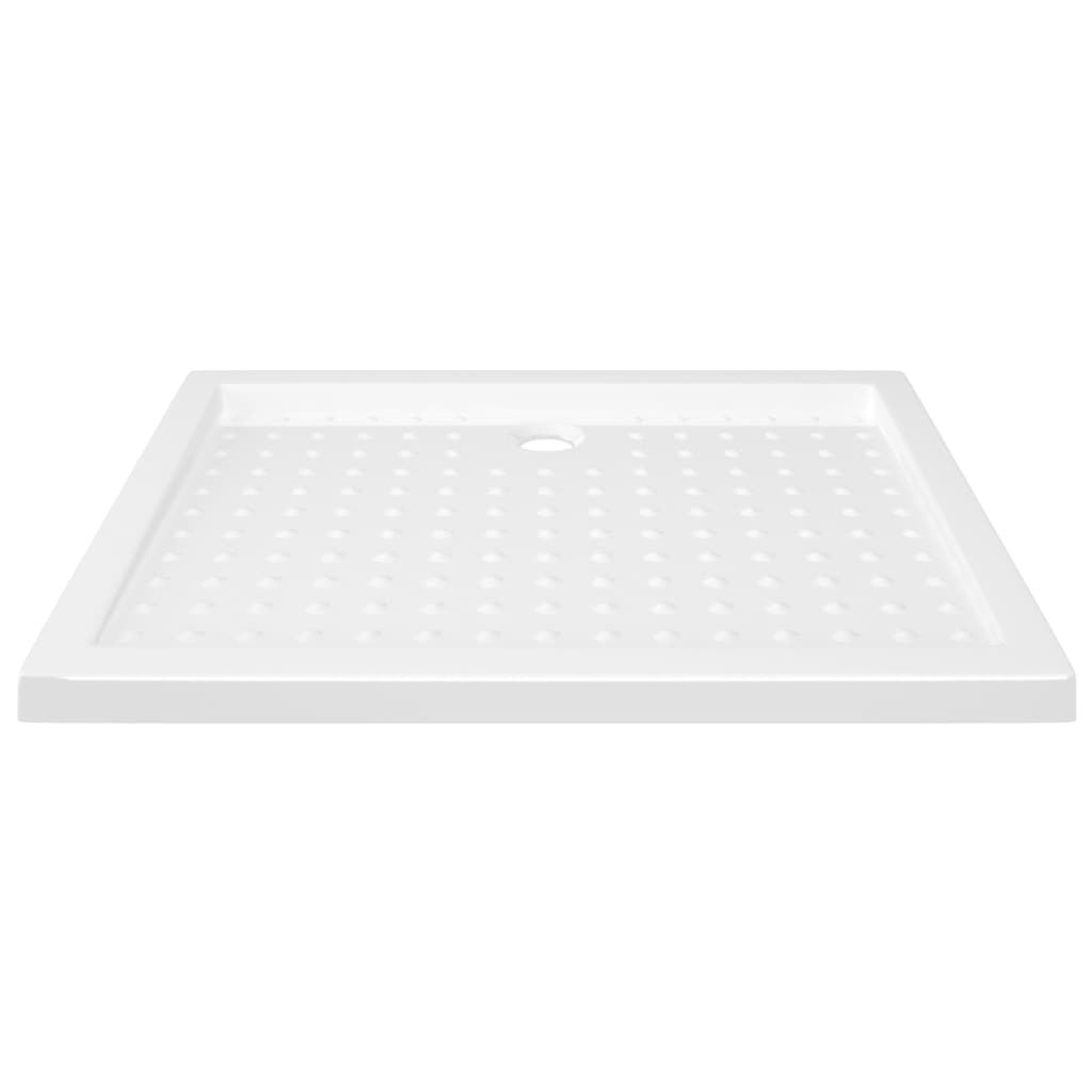 Podloga za tuširanje s točkicama bijela 90 x 70 x 4 cm ABS