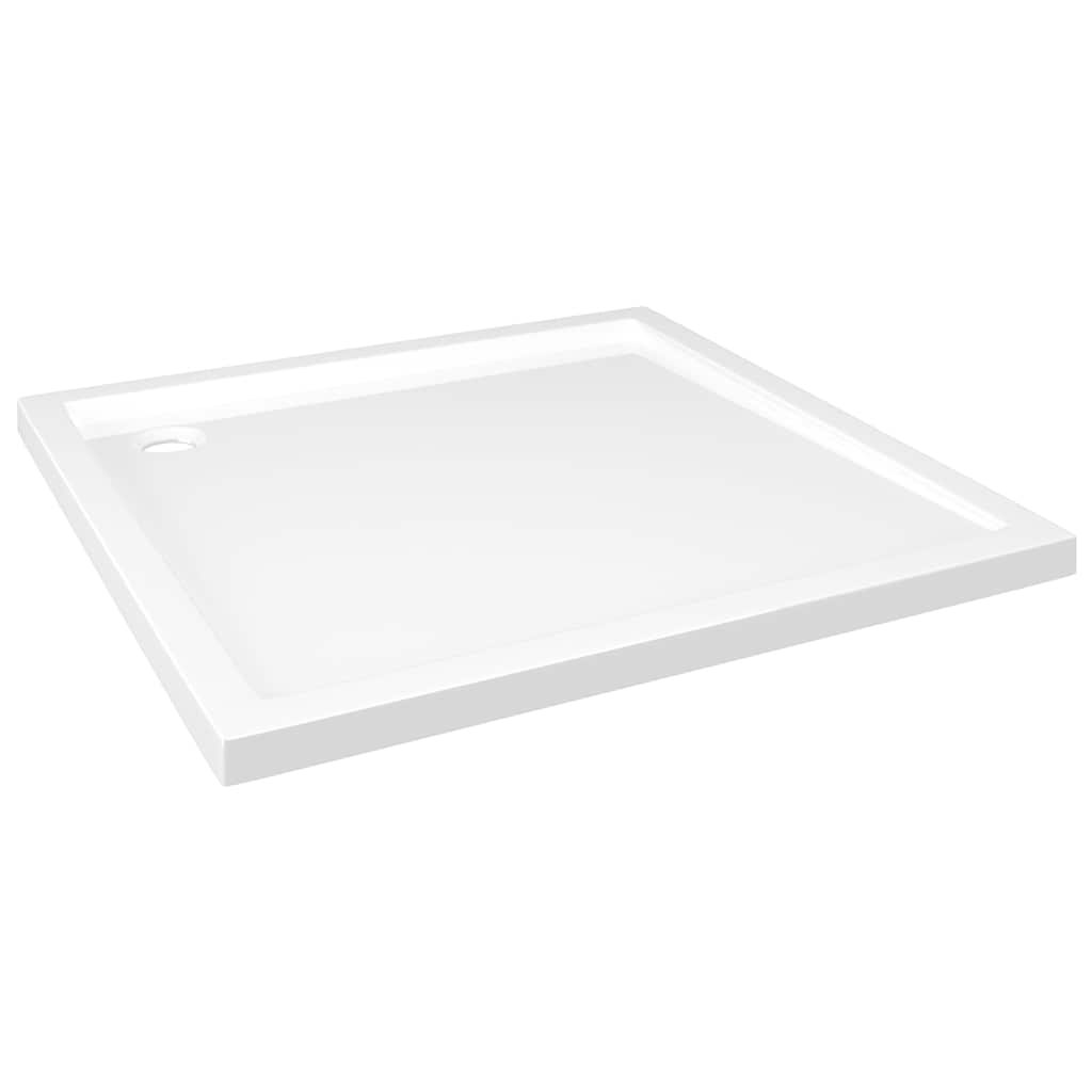 Četvrtasta tuš-kada ABS bijela 80 x 80 cm