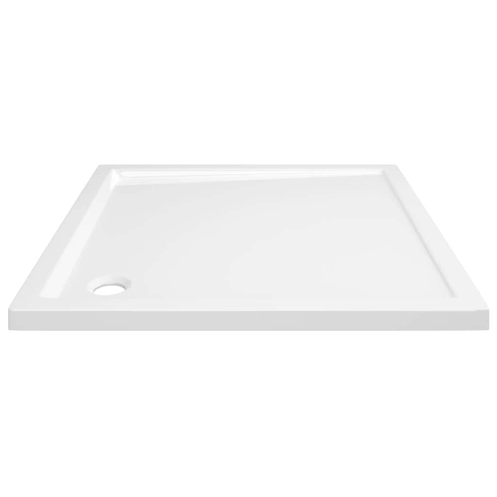 Četvrtasta tuš-kada ABS bijela 80 x 80 cm