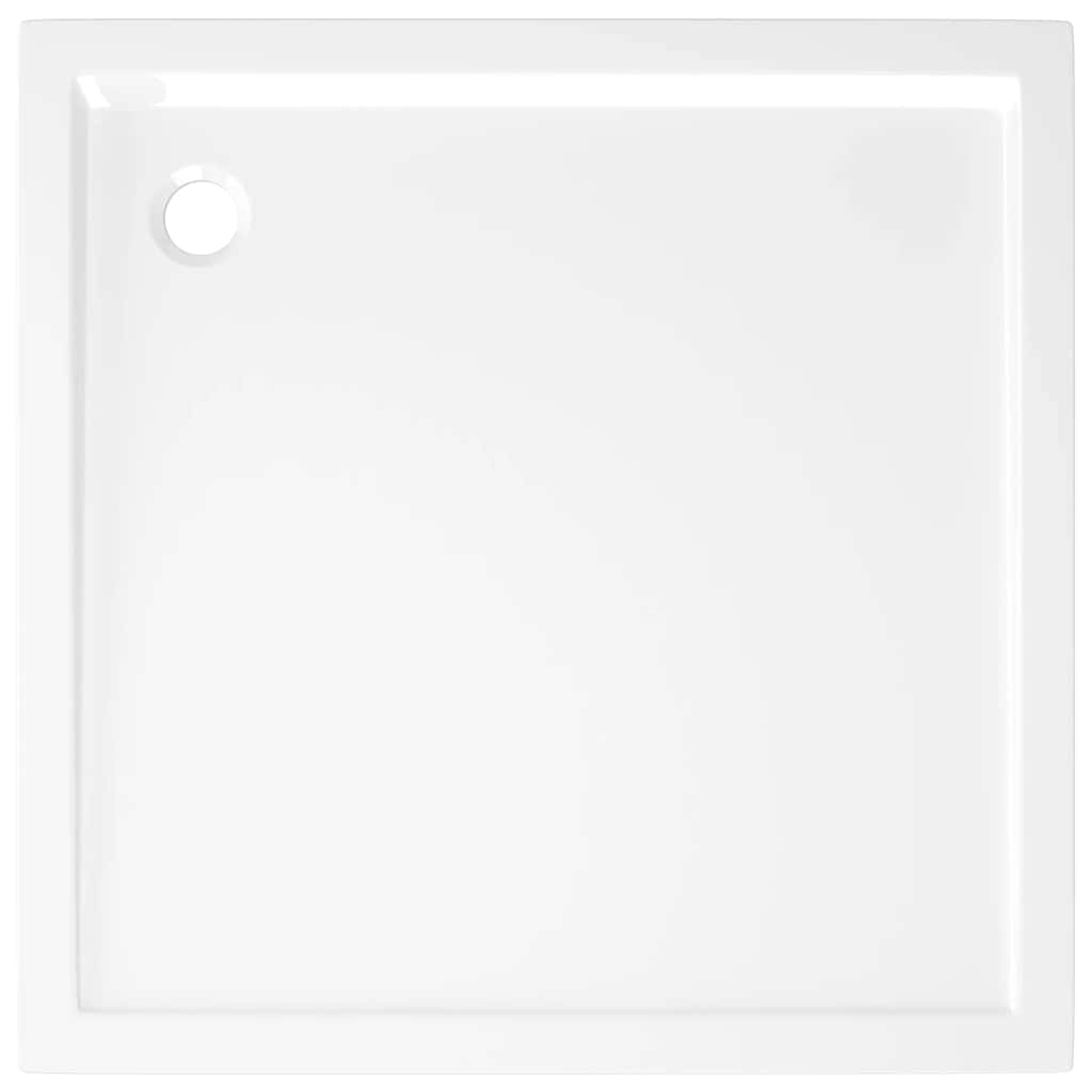 Četvrtasta tuš-kada ABS bijela 80 x 80 cm