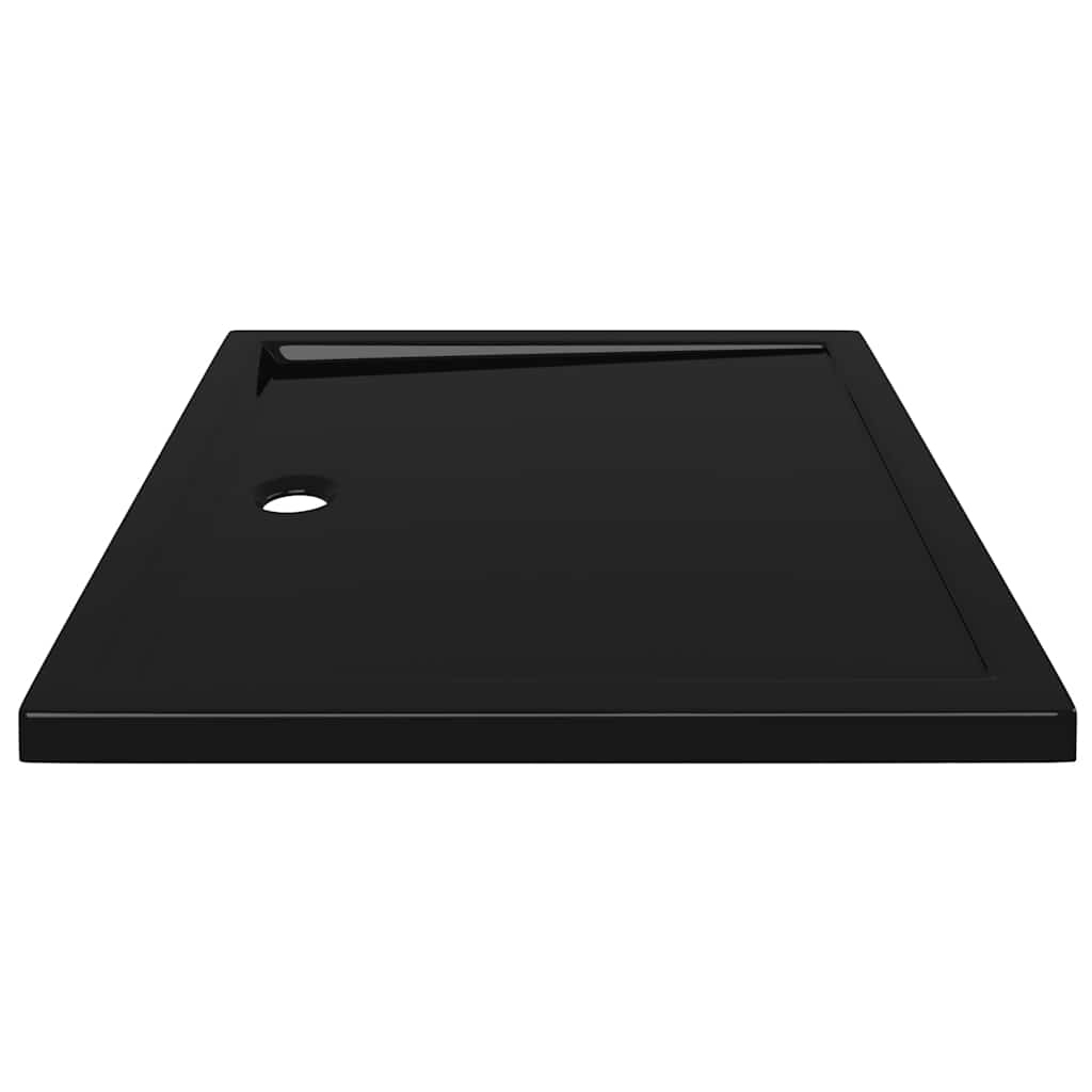 Pravokutna ABS tuš-kada crna 80 x 90 cm