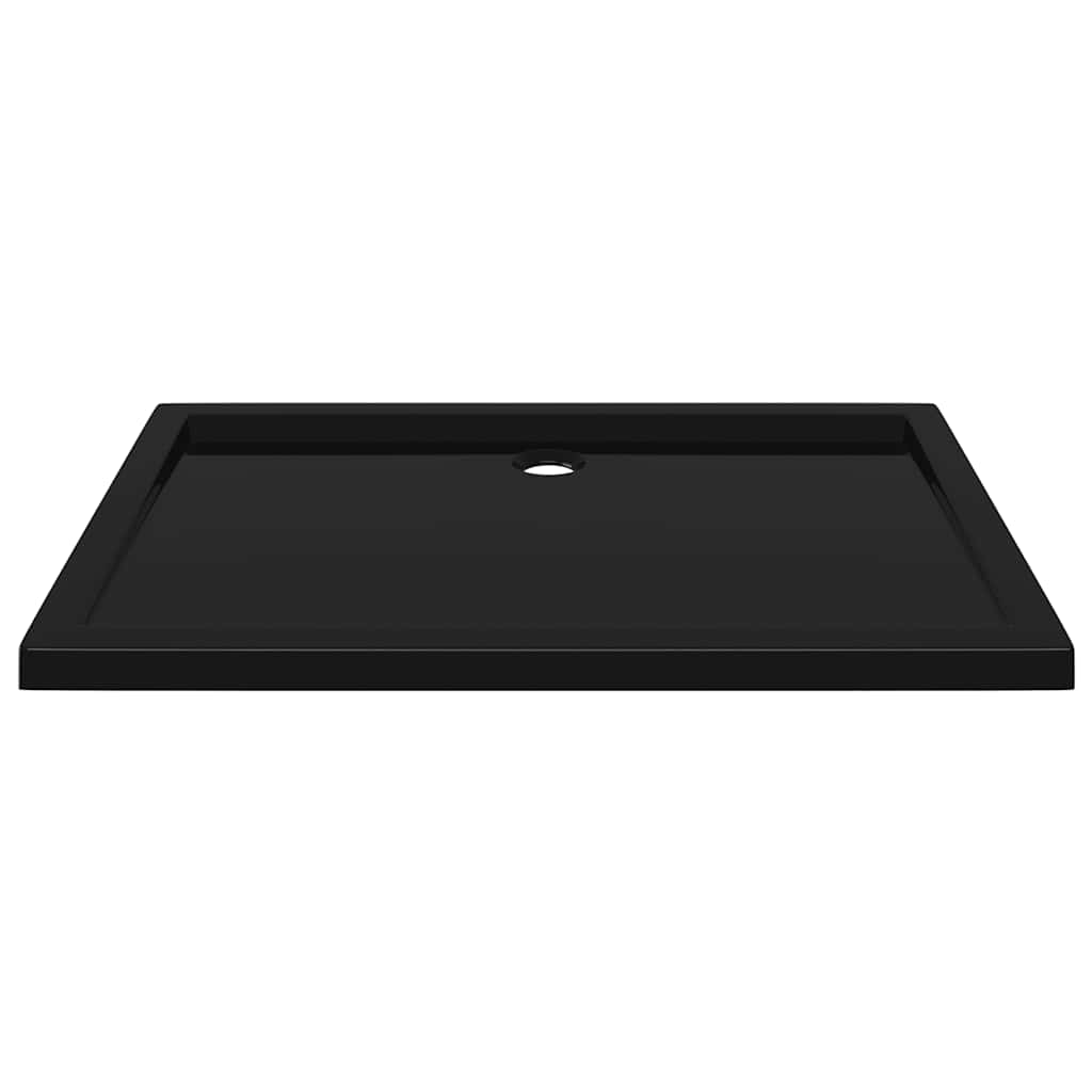 Pravokutna ABS tuš-kada crna 80 x 110 cm