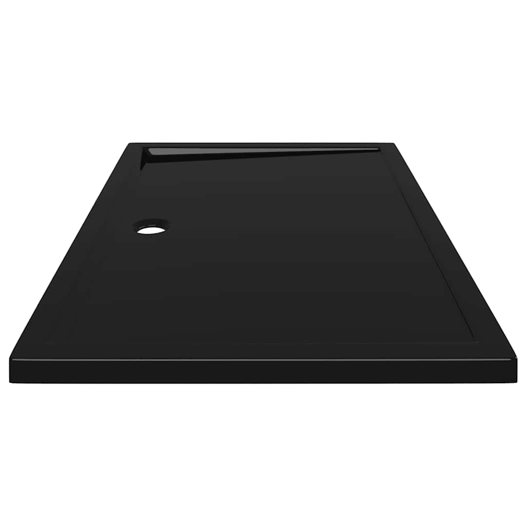 Pravokutna ABS tuš-kada crna 80 x 120 cm