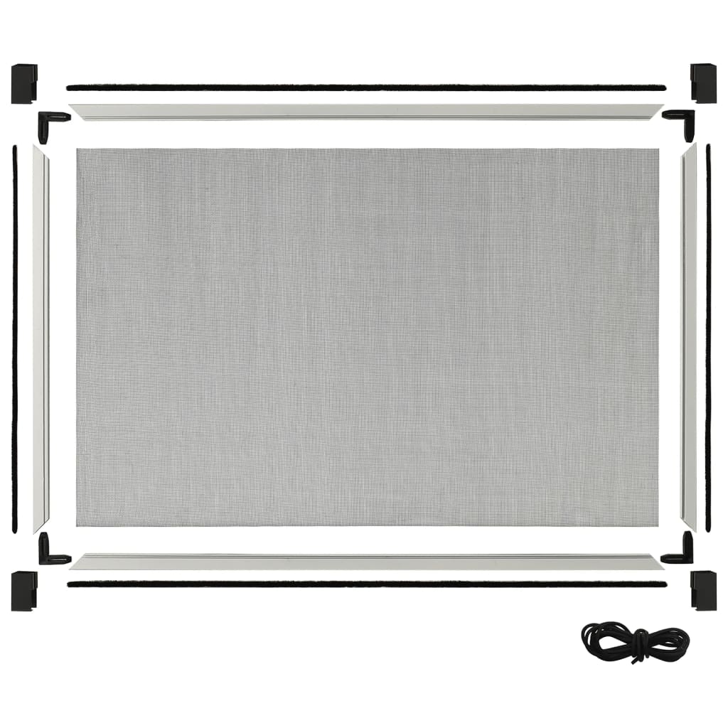 Proširivi zaslon protiv insekata bijeli (100 - 193) x 75 cm