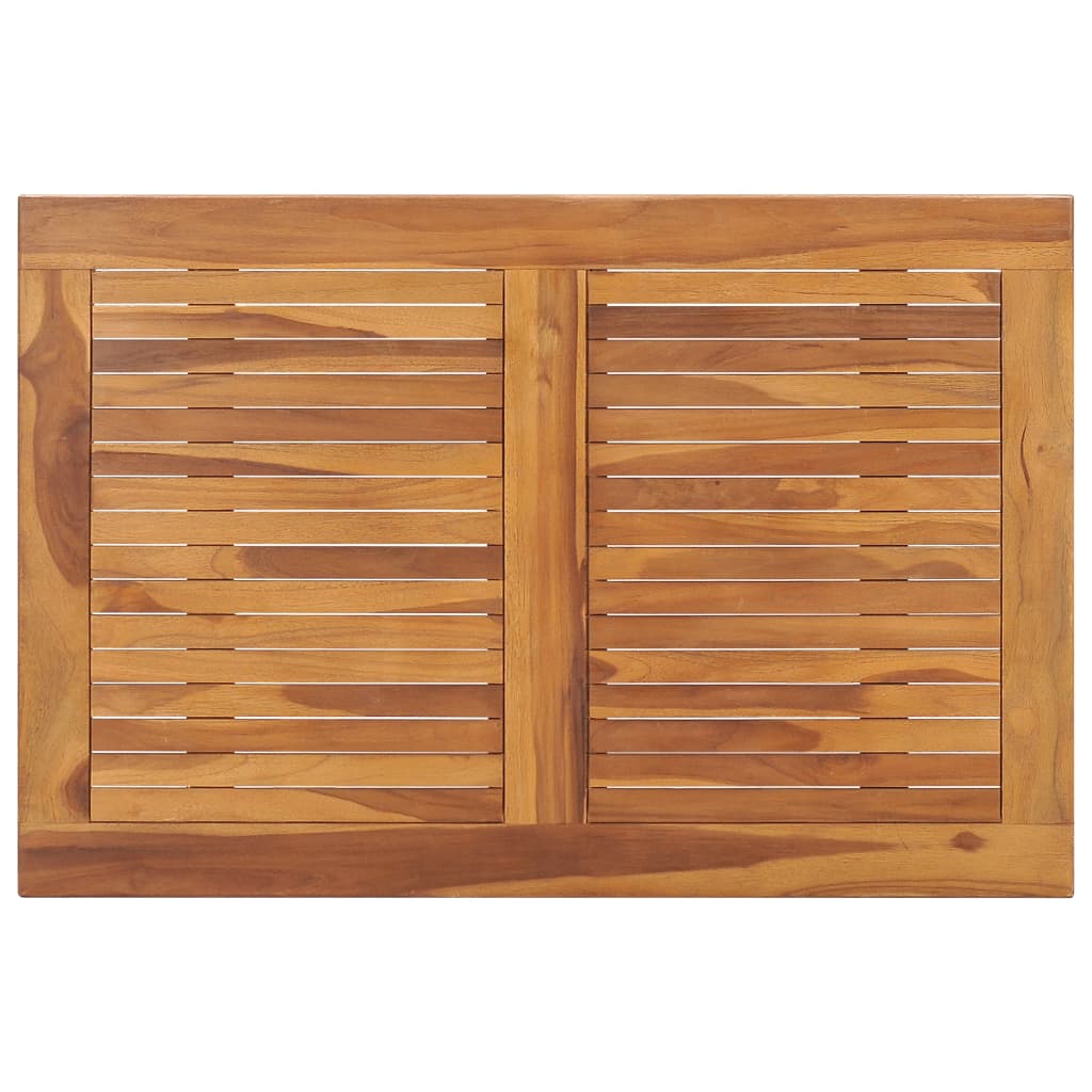 Sklopivi vrtni blagovaonski stol 90x60x75 cm masivna tikovina