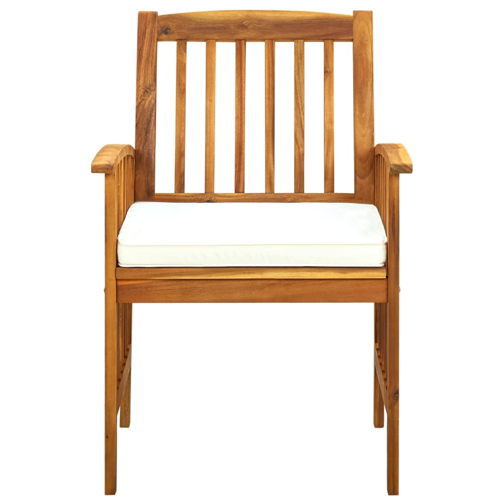 3058091  9 Piece Garden Dining Set with Cushions Solid Acacia Wood (45963+312128+2x312129)