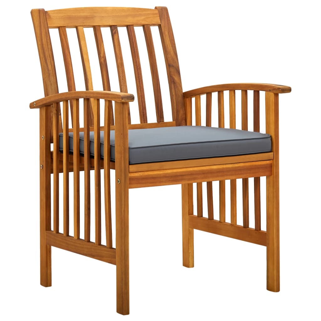 3058092  7 Piece Garden Dining Set with Cushions Solid Acacia Wood (45963+2x312131)