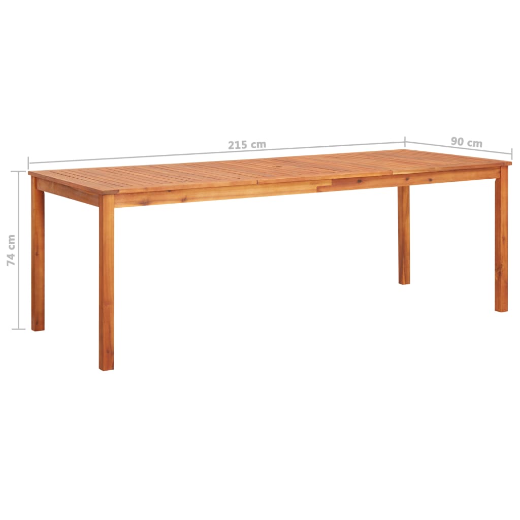 3058092  7 Piece Garden Dining Set with Cushions Solid Acacia Wood (45963+2x312131)