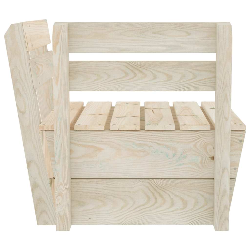 Modularna kutna sofa od paleta od impregnirane smrekovine