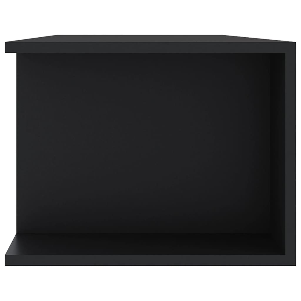 TV ormarić s LED svjetlima crni 135 x 39 x 30 cm