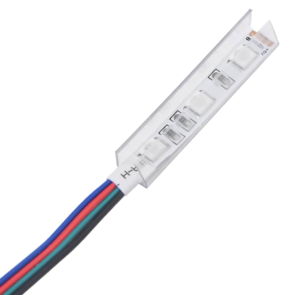 TV ormarić s LED svjetlima siva boja betona 135 x 39 x 30 cm