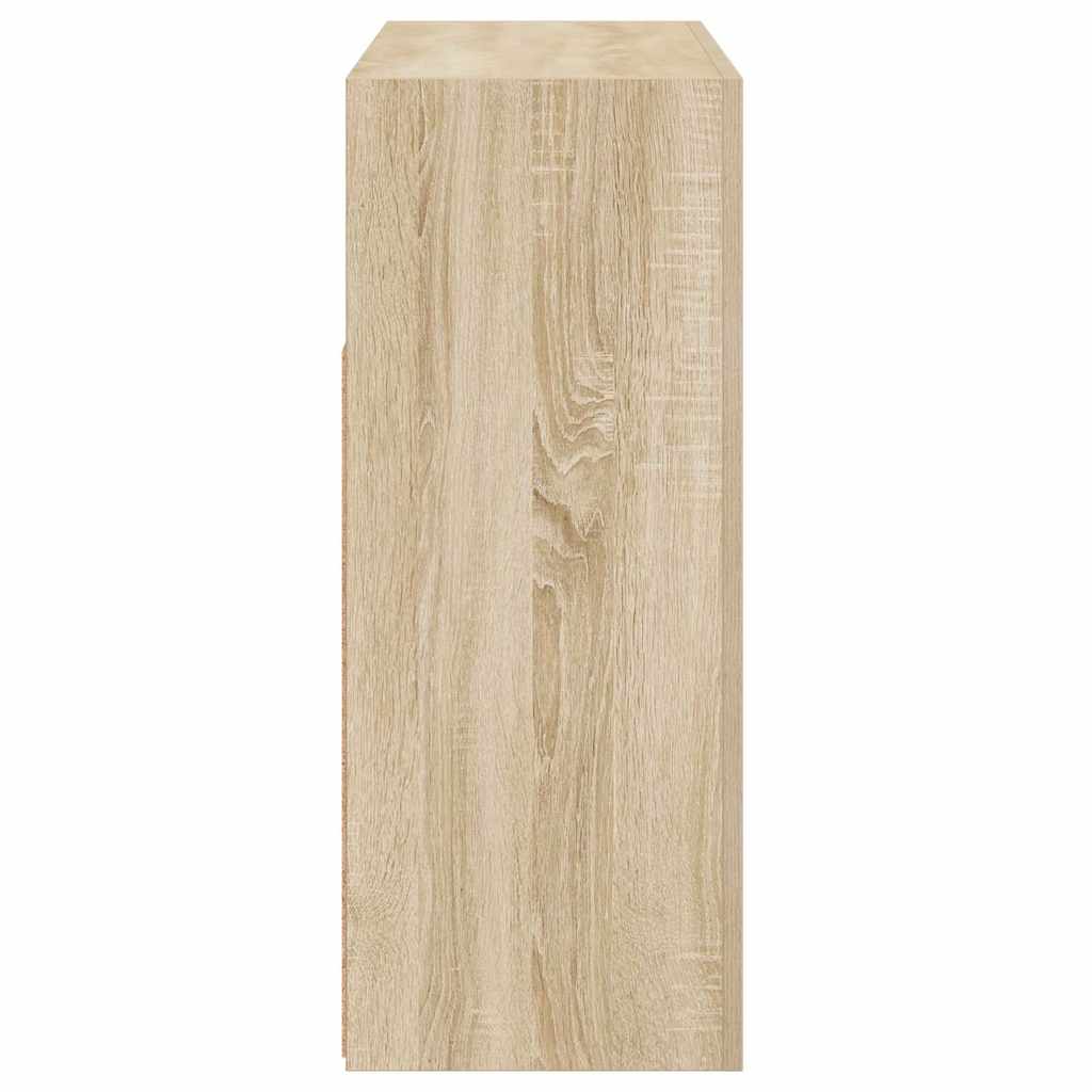 Komoda s LED svjetlima boja hrasta sonome 115,5 x 30 x 75 cm