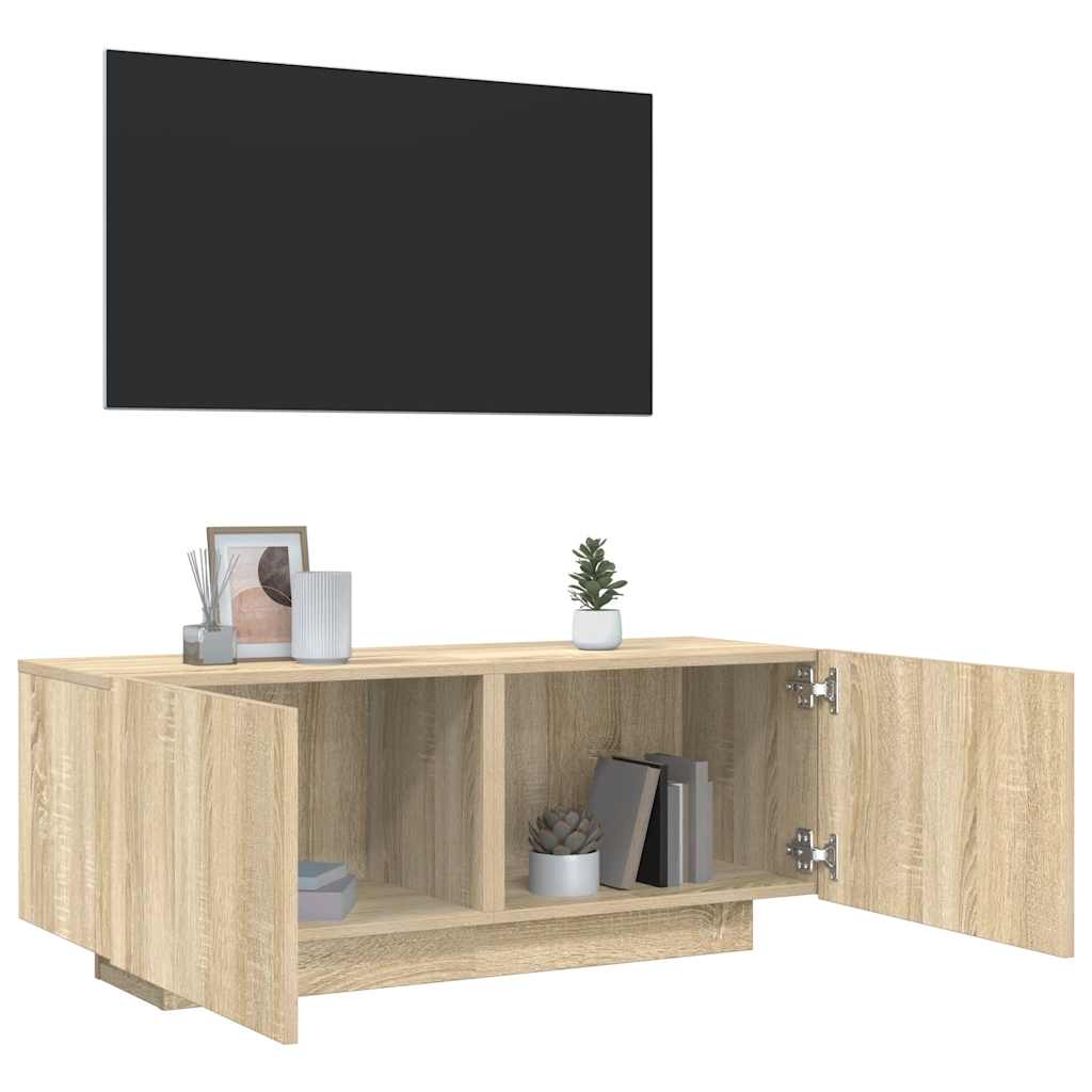 TV ormarić boja hrasta sonome 100x35x40 cm konstruirano drvo