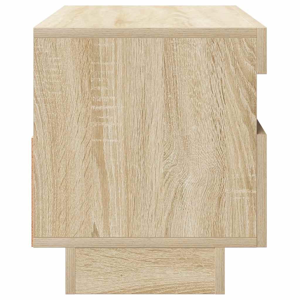TV ormarić s LED svjetlima boja hrasta sonome 80x35x40 cm