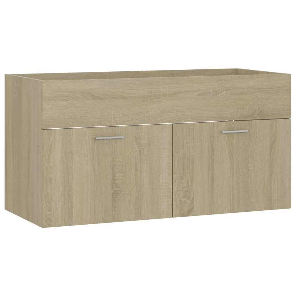 Ormarić za umivaonik boja hrasta sonome 90x38,5x46 cm drveni