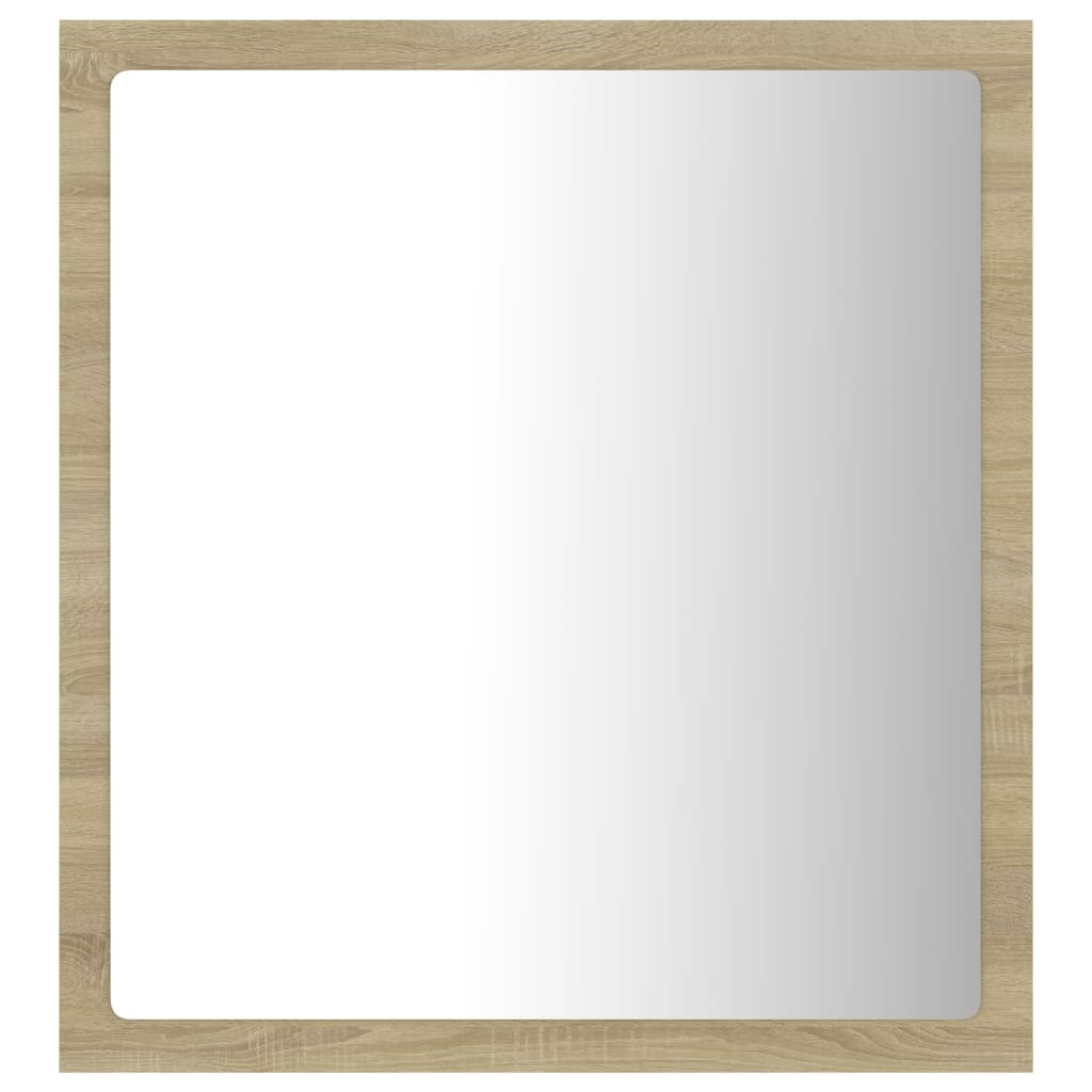 LED kupaonsko ogledalo boja hrasta sonome 40x8,5x37 cm akrilno