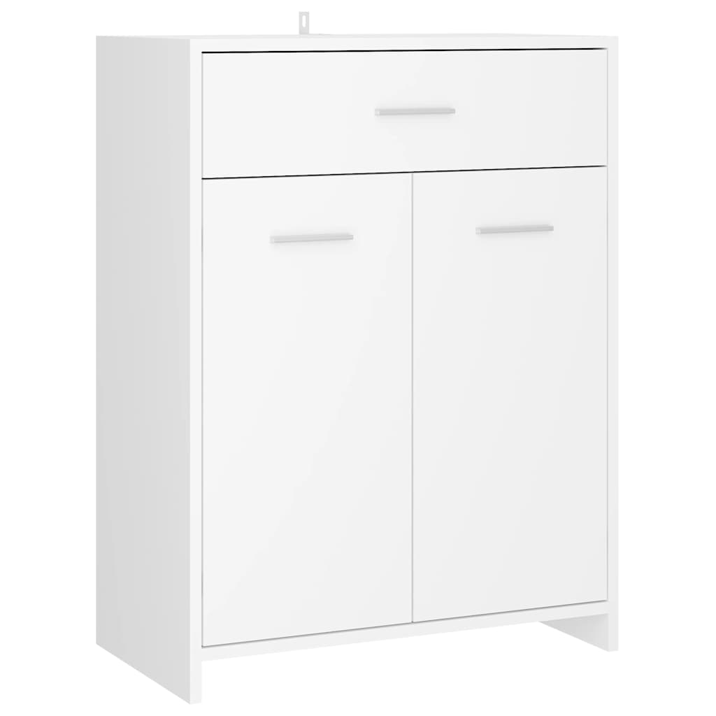 Kupaonski ormarić bijeli 60 x 33 x 80 cm konstruirano drvo