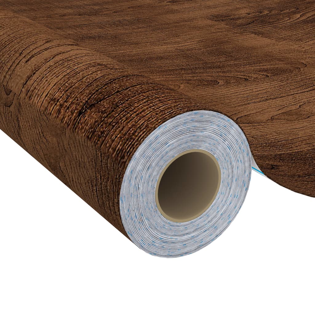 Samoljepljive folije za vrata 4 kom tamni hrast 210 x 90 cm PVC