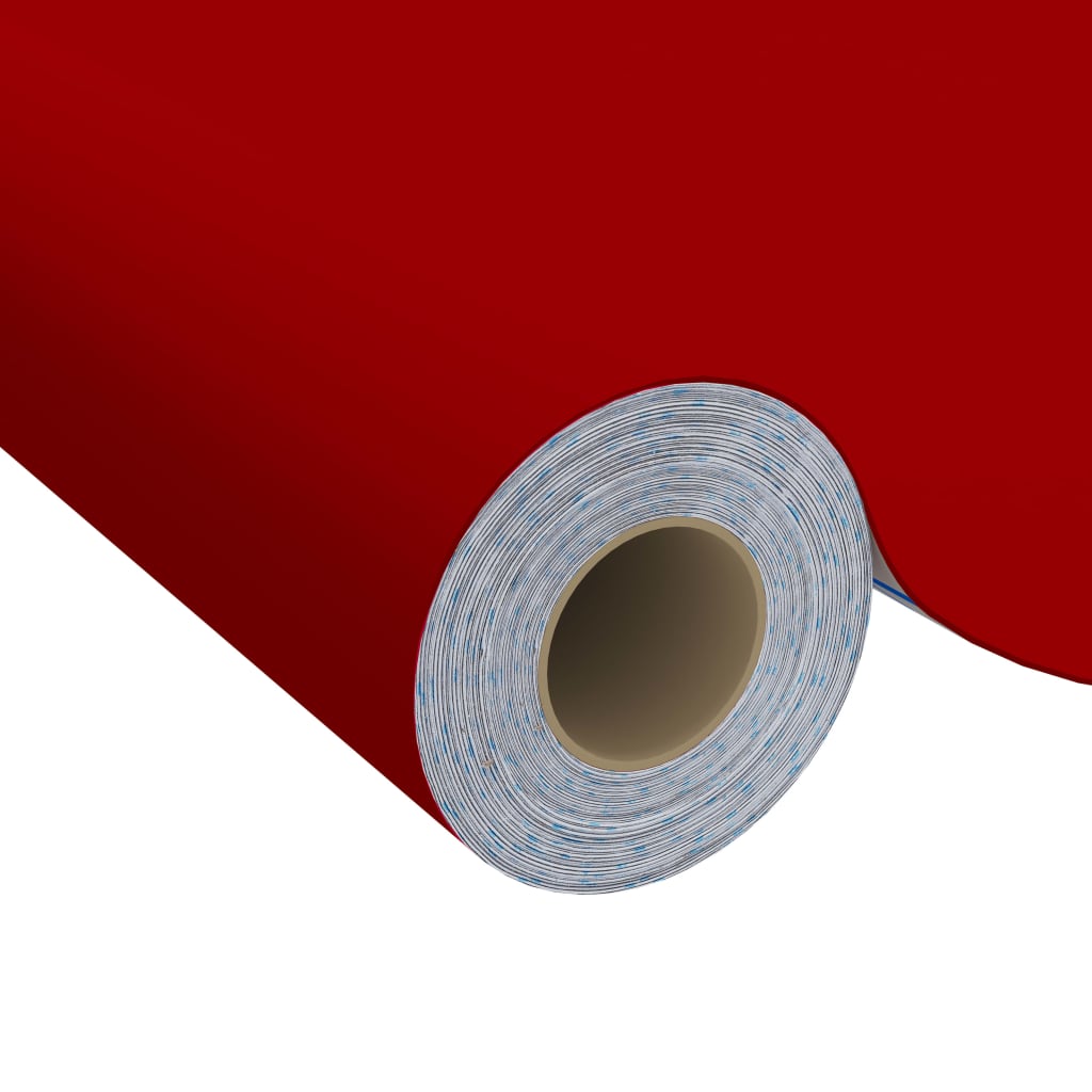 Samoljepljive folije za namještaj 2 kom crvene 500 x 90 cm PVC