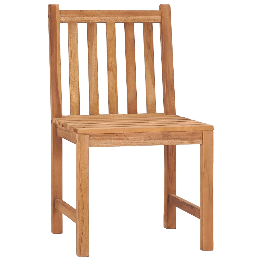 Vrtni blagovaonski set od 5 dijelova 80x80 cm masivno tikovino drvo