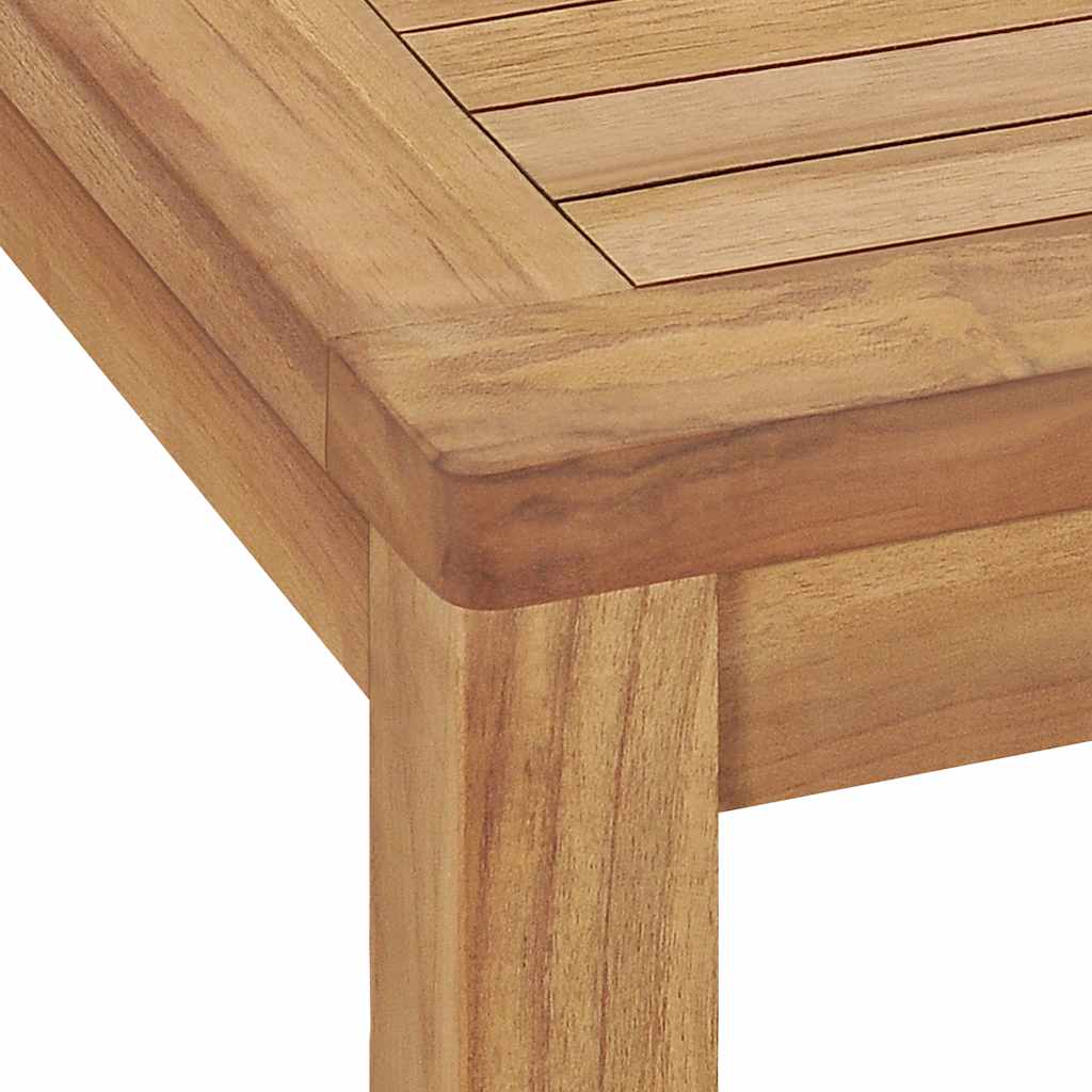 Vrtni blagovaonski set od 7 dijelova 140 x 80 cm masivno tikovino drvo