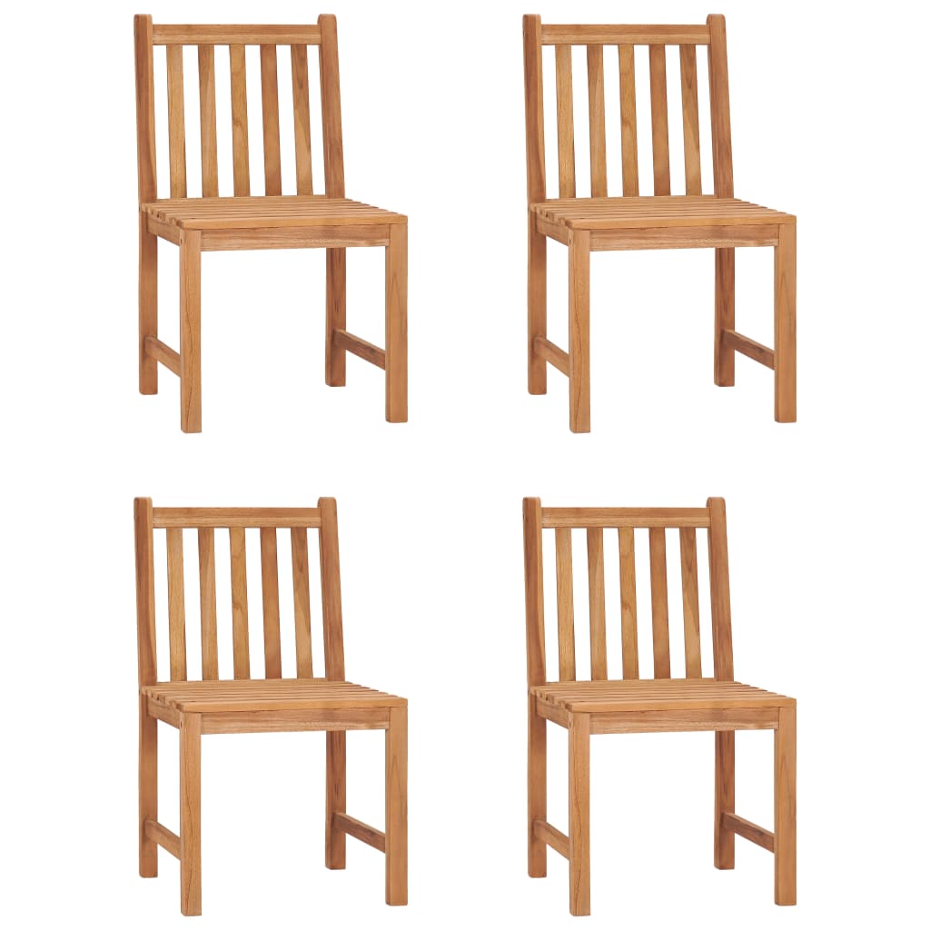 Vrtni blagovaonski set od 5 dijelova 150 x 90 cm masivno tikovino drvo