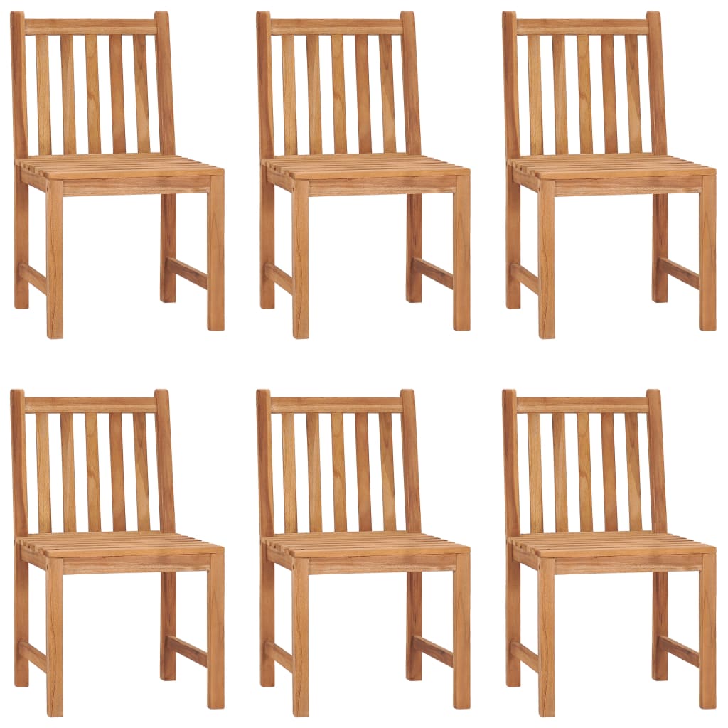 Vrtni blagovaonski set od 7 dijelova 150 x 90 cm masivno tikovino drvo