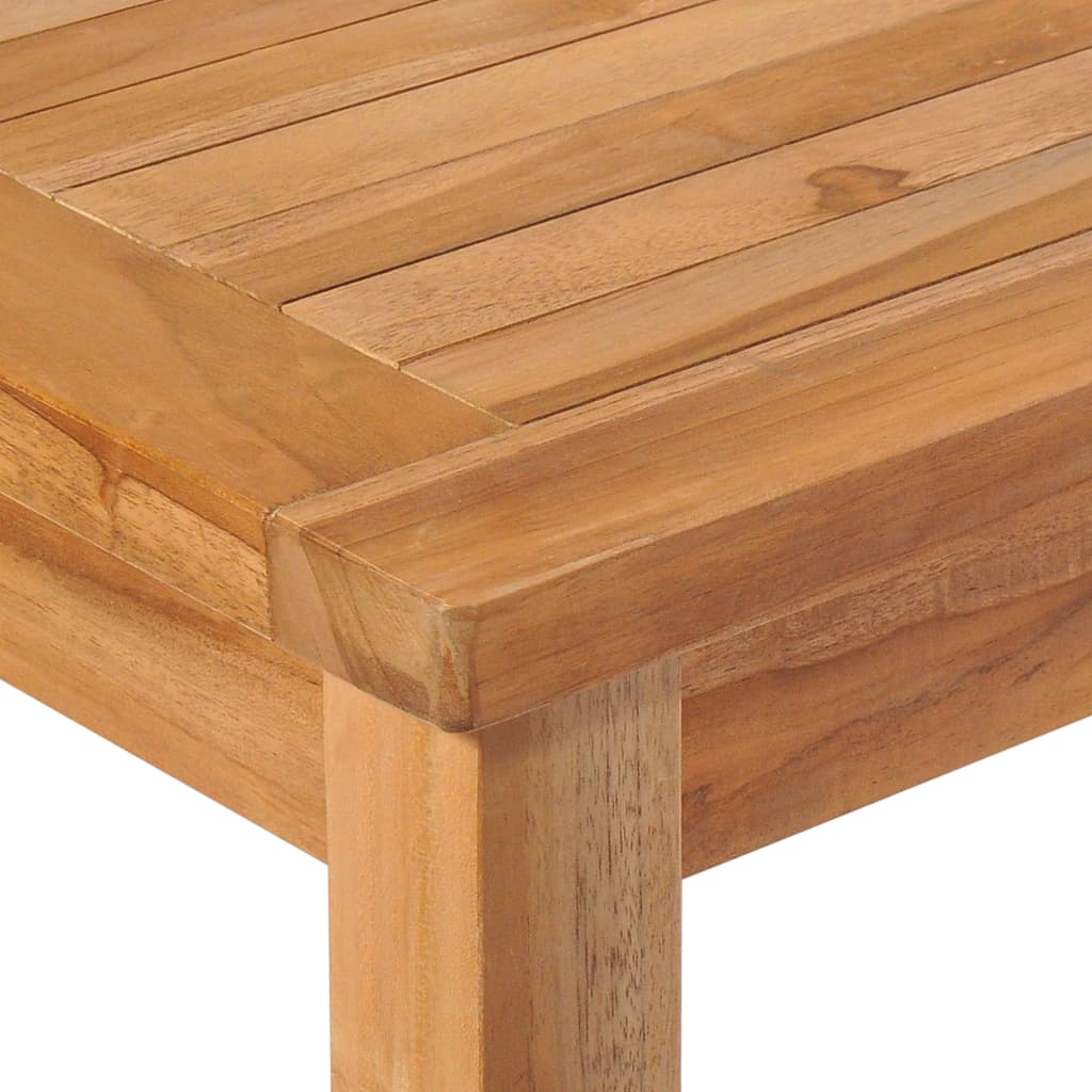 Vrtni blagovaonski set od 7 dijelova 150 x 90 cm masivno tikovino drvo