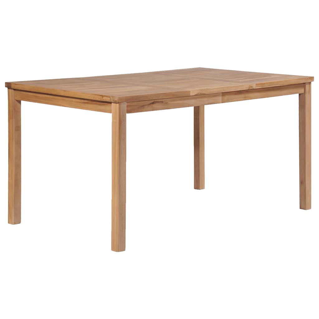 Vrtni blagovaonski set od 7 dijelova 150 x 90 cm masivno tikovino drvo