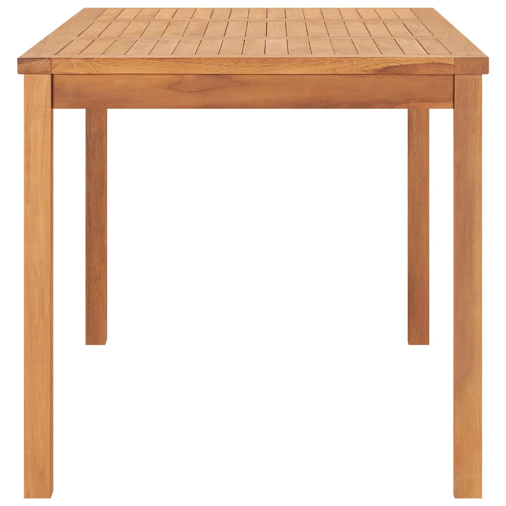 Vrtni blagovaonski set od 5 dijelova 160x80 cm masivno tikovino drvo