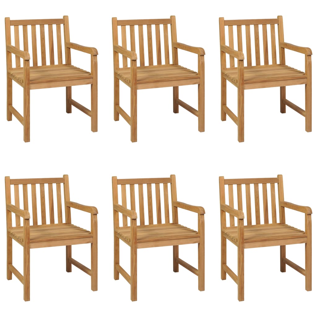 Vrtni blagovaonski set od 7 dijelova 160x80 cm masivno tikovino drvo