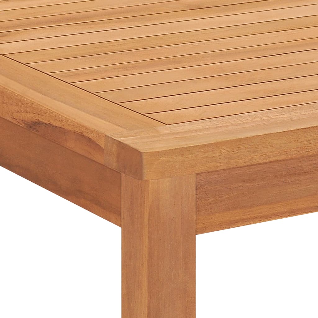 Vrtni blagovaonski set od 7 dijelova 160x80 cm masivno tikovino drvo
