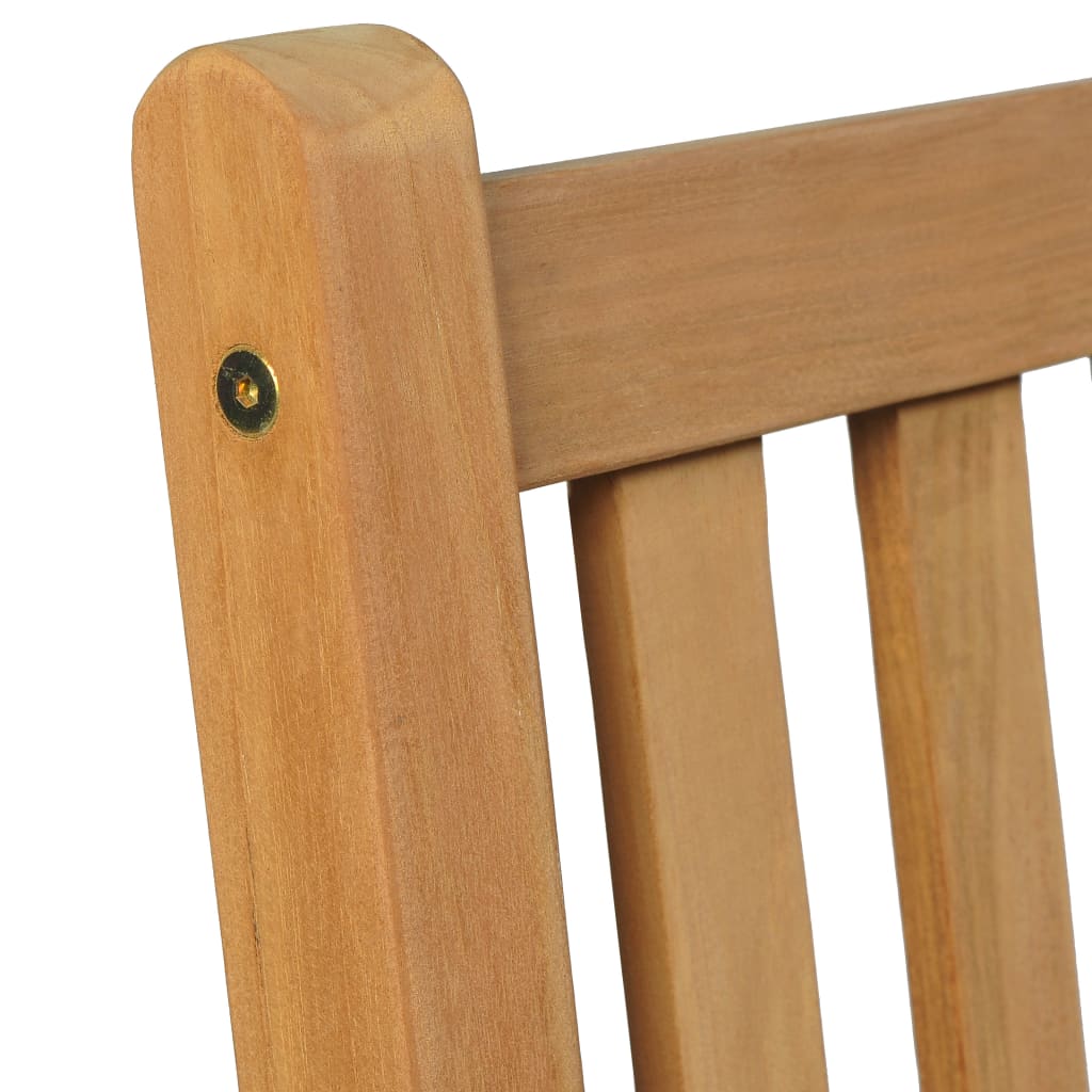 Vrtni blagovaonski set od 7 dijelova 160x80 cm masivno tikovino drvo