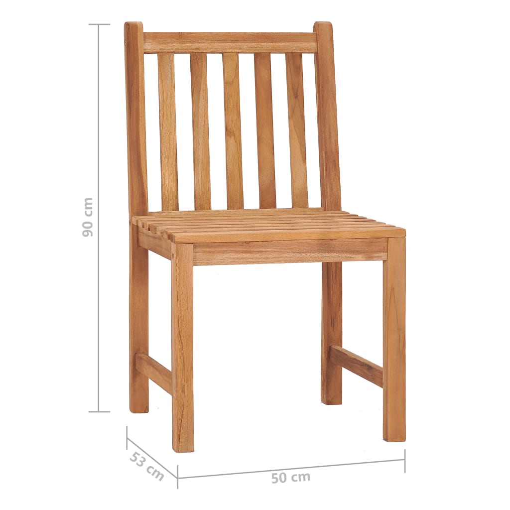 Vrtni blagovaonski set od 9 dijelova 200 x 100 cm masivno tikovino drvo